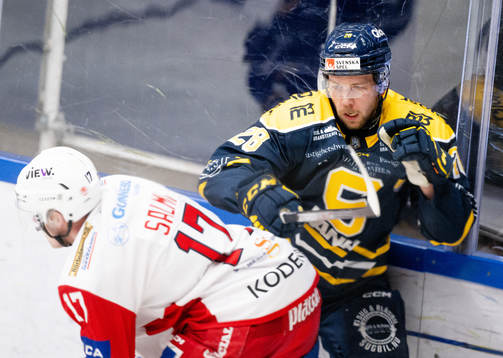 Västerviks Gustav Salmi-Lilja och Södertäljes Emil Alba