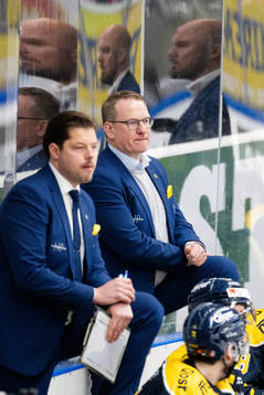 Södertäljes assisterande tränare Mattias Zackrisson och
