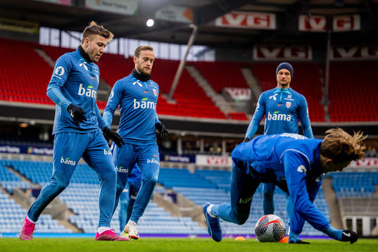 Fredrik André Bjørkan and Bård Finne of the Norwegian
