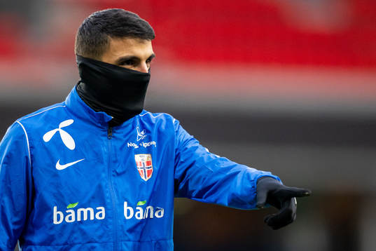 Mohamed Elyounoussi of the Norwegian national football team