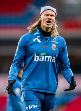 Erling Braut Haaland of the Norwegian national football team