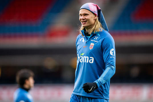 Erling Braut Haaland of the Norwegian national football team