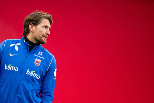 Stefan Strandberg of the Norwegian national football team