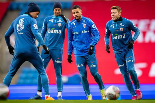 Aron Dønnum and Fredrik André Bjørkan of the Norwegian