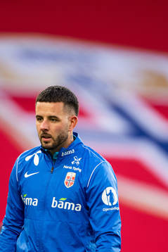 Aron Dønnum of the Norwegian national football team