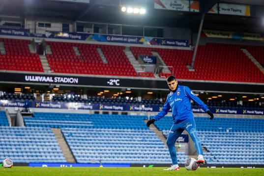 Mohamed Elyounoussi of the Norwegian national football team