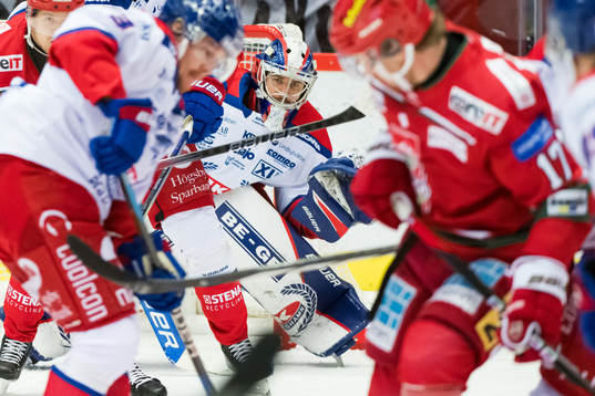 Oskarshamns målvakt Marek Langhamer
