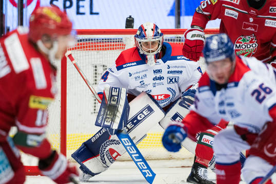 Oskarshamns målvakt Marek Langhamer