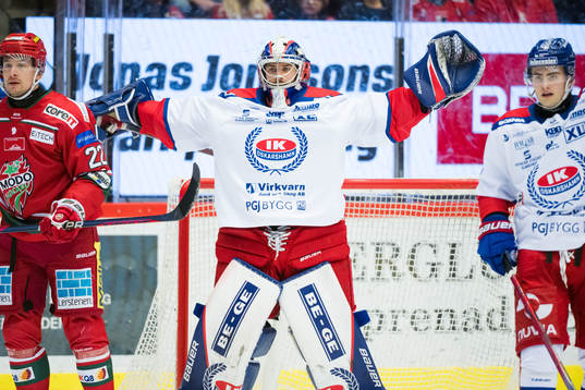 Oskarshamns målvakt Marek Langhamer