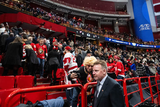 Assistant coach Daniel Alfredsson of Ottawa Senators