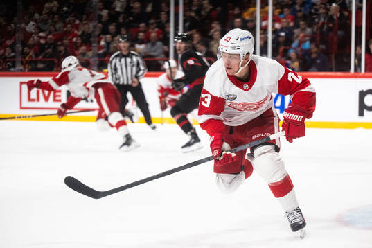 Lucas Raymond of Detroit Red Wings