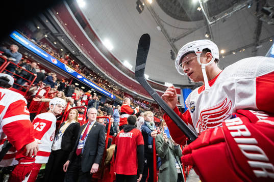 Lucas Raymond of Detroit Red Wings