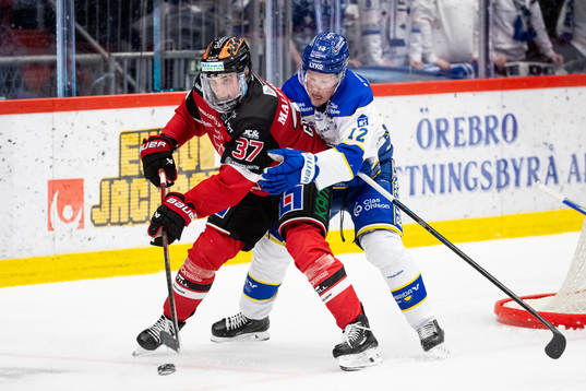 Örebros Glenn Gustafsson och Leksands Kalle Östman