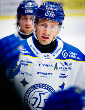 Leksands Patrik Noren jublar