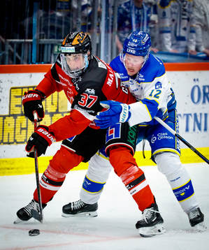 Örebros Glenn Gustafsson och Leksands Kalle Östman