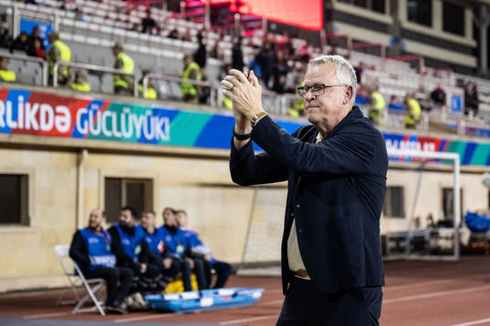 Head coach Janne Andersson of Sweden
