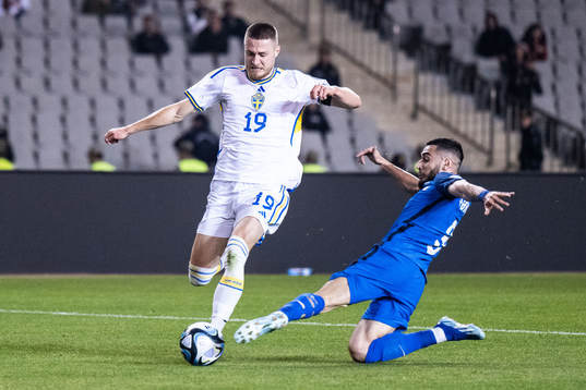 Mattias Svanberg of Sweden and Elvin Jafarguliyev of