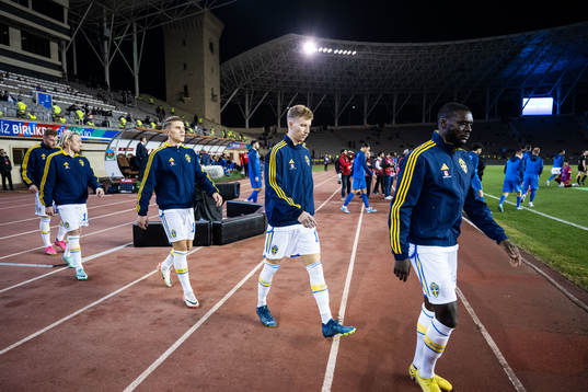 Dejan Kulusevski, Emil Forsberg, Viktor Gyökeres, Samuel