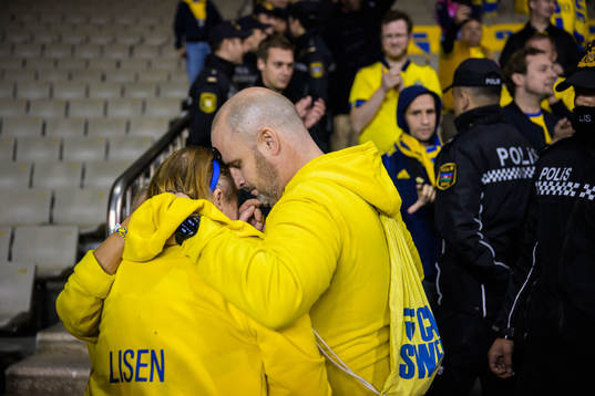 Swedish supporter Lisen Altis, friends with the victims in