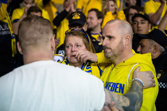 Swedish supporter Lisen Altis, friends with the victims in