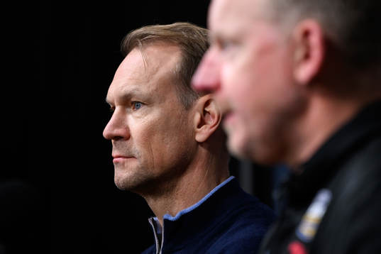 Nicklas Lidström of Detroit Red Wings and Daniel