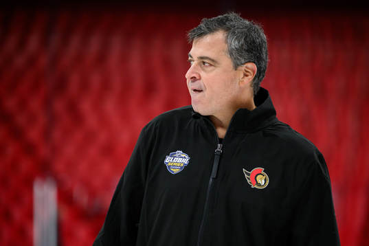 Assistant coach Jack Capuano of Ottawa Senators