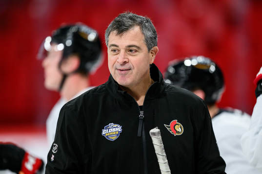 Assistant coach Jack Capuano of Ottawa Senators