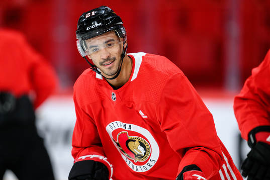 Mathieu Joseph of Ottawa Senators