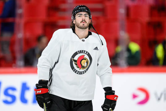 Zack MacEwen of Ottawa Senators