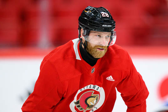 Claude Giroux of Ottawa Senators