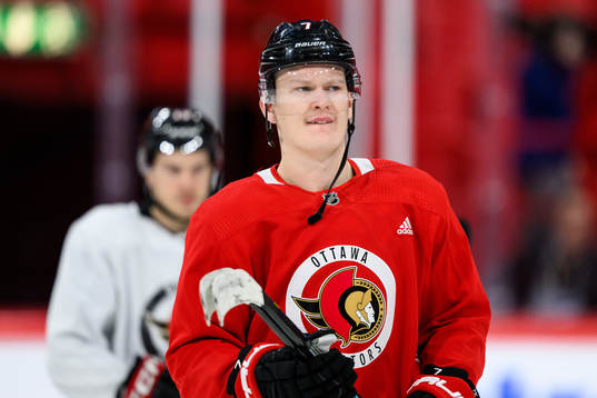 Brady Tkachuk of Ottawa Senators