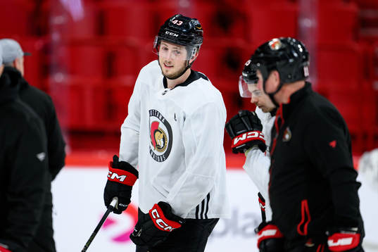 Tyler Kleven of Ottawa Senators