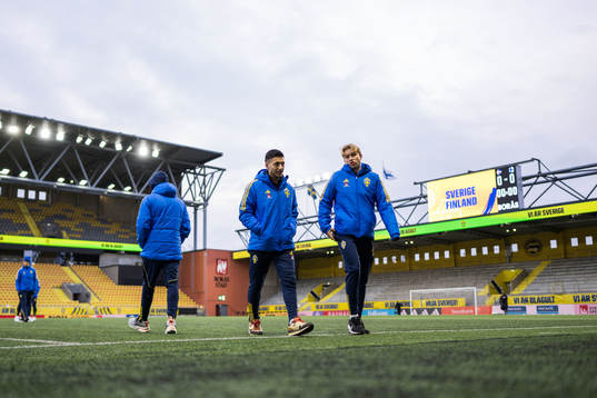 Roony Bardghji of Sweden of sverige Daniel Svensson of