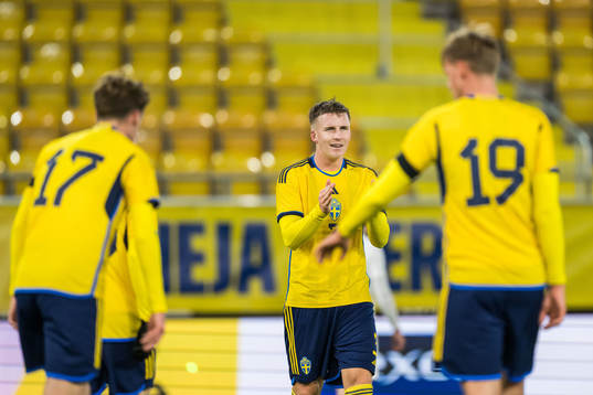 Casper Widell of Sweden celebrates