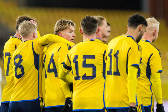 Daniel Svensson of Sweden celebrates