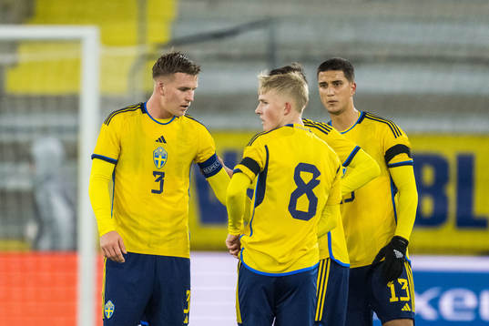Casper Widell, Melker Widell and Zinedin Smajlovic of Sweden