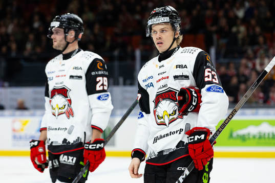 Malmö Redhawks Kim Rosdahl och Albert Sjöberg