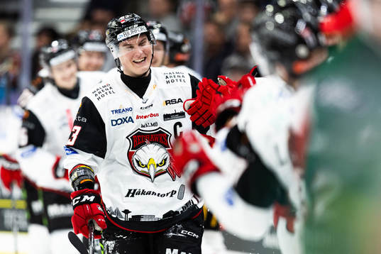 Malmö Redhawks Fredrik Händemark jublar