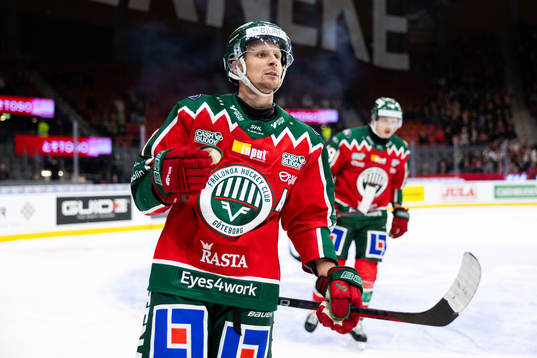 Frölundas Nicklas Lasu jublar