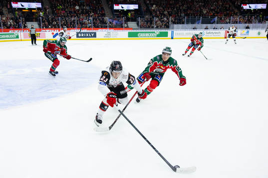 Malmö Redhawks Christoffer Forsberg och Frölundas David