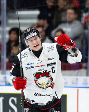 Malmö Redhawks Fredrik Händemark jublar