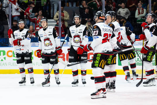 Malmö Redhawks spelare deppar