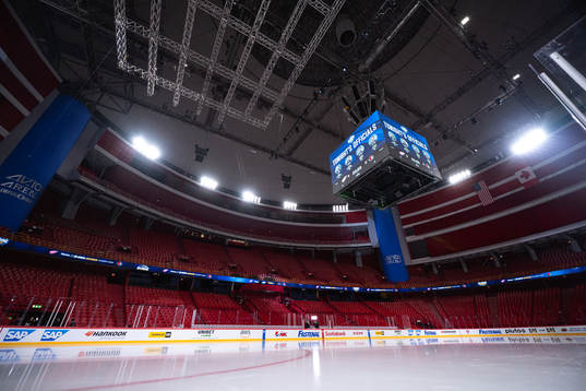 General interior view over Avicii Arena