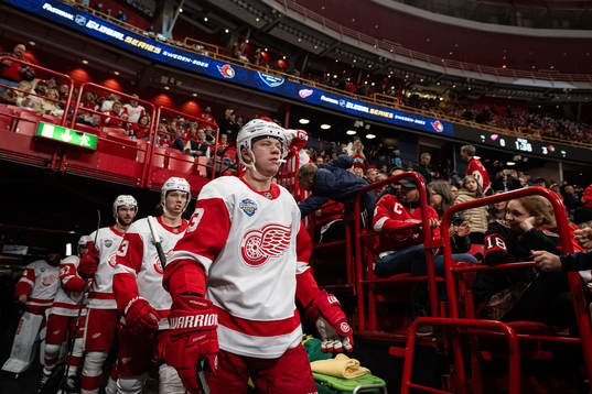 Lucas Raymond of Detroit Red Wings