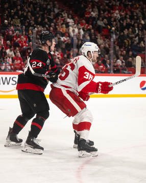 Jacob Bernard-Docker of Ottawa Senators and Christian