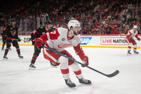 Michael Rasmussen of Detroit Red Wings