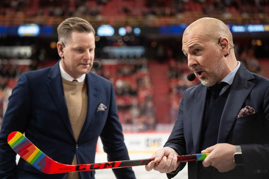 Niklas Jihde and Erik Granqvist of Swedish broadcaster