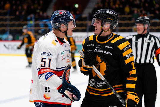 Växjös Emil Sylvegård och Skellefteås Max Lindholm