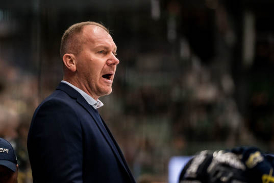 HV71s tränare Johan Lindbom