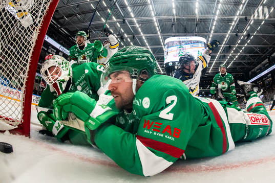 HV71s Mattias Tedenby jublar